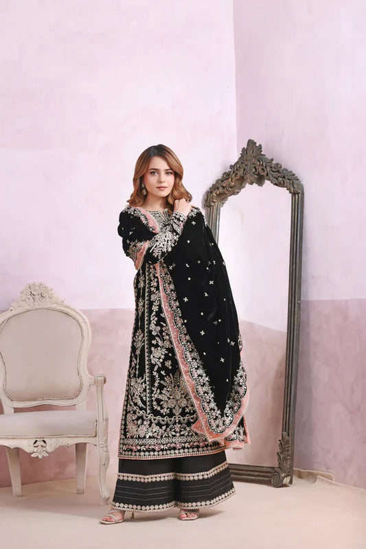 ANEELAS VELVET BLACK LUXE Rs.7,750.00