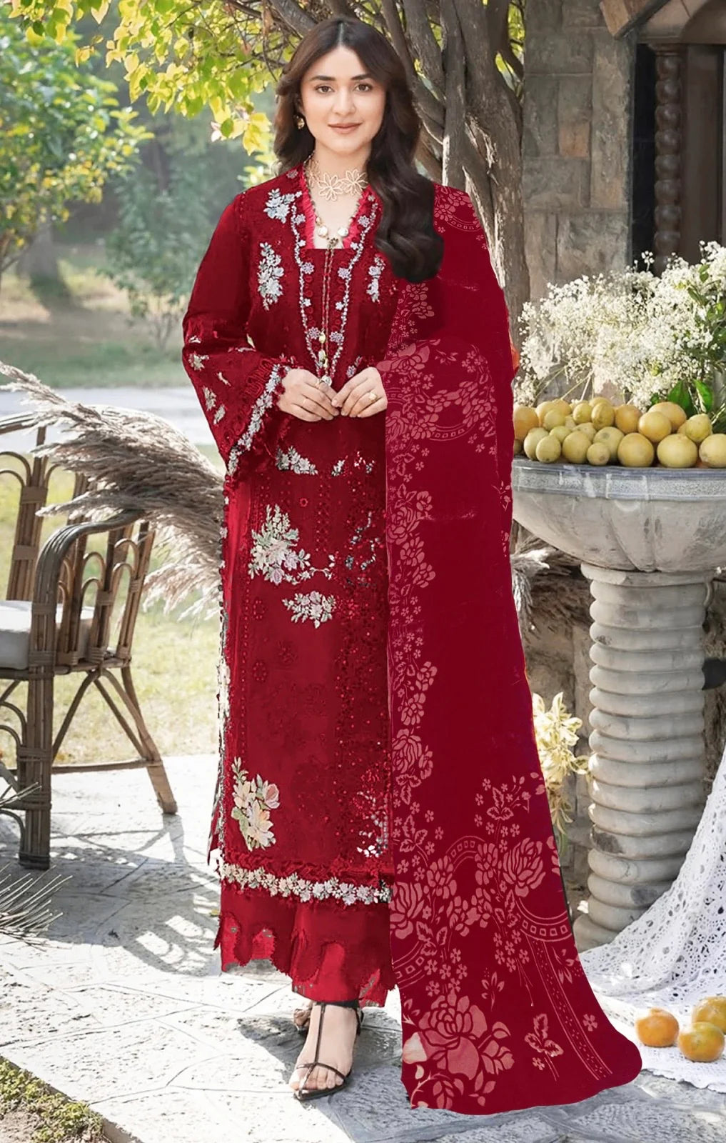 ELAF ELY-02 DHANAK PALACHI SHAWL