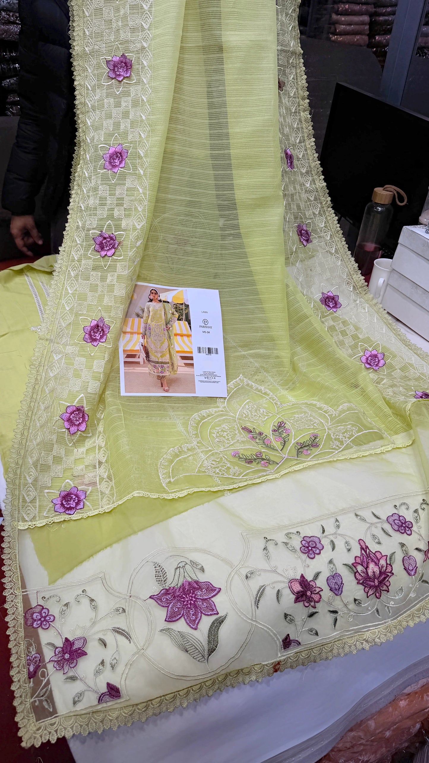 PARISHAY LAWN MS-04 3 Piece Embroidered