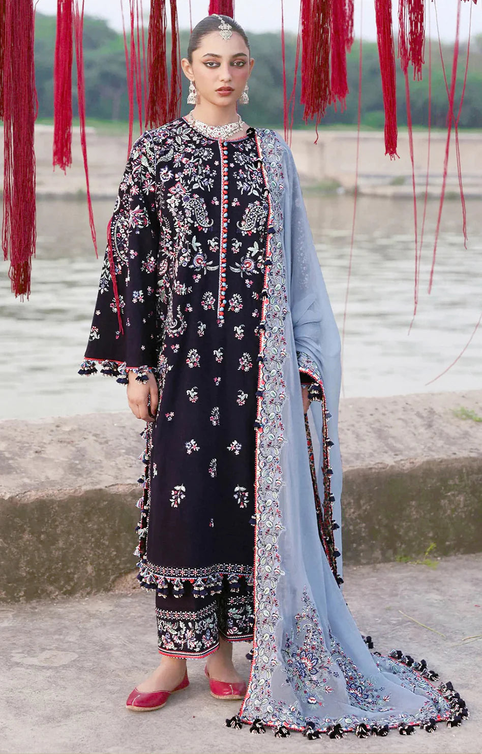 New HUSSAIN REHAR LAWN ROUGE