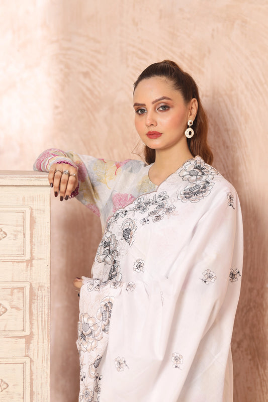 Kayseria Shawl Lawn 01