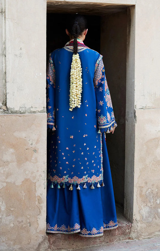 HUSSAIN REHAR ZARQA LAWN 3 Pc Embroidered