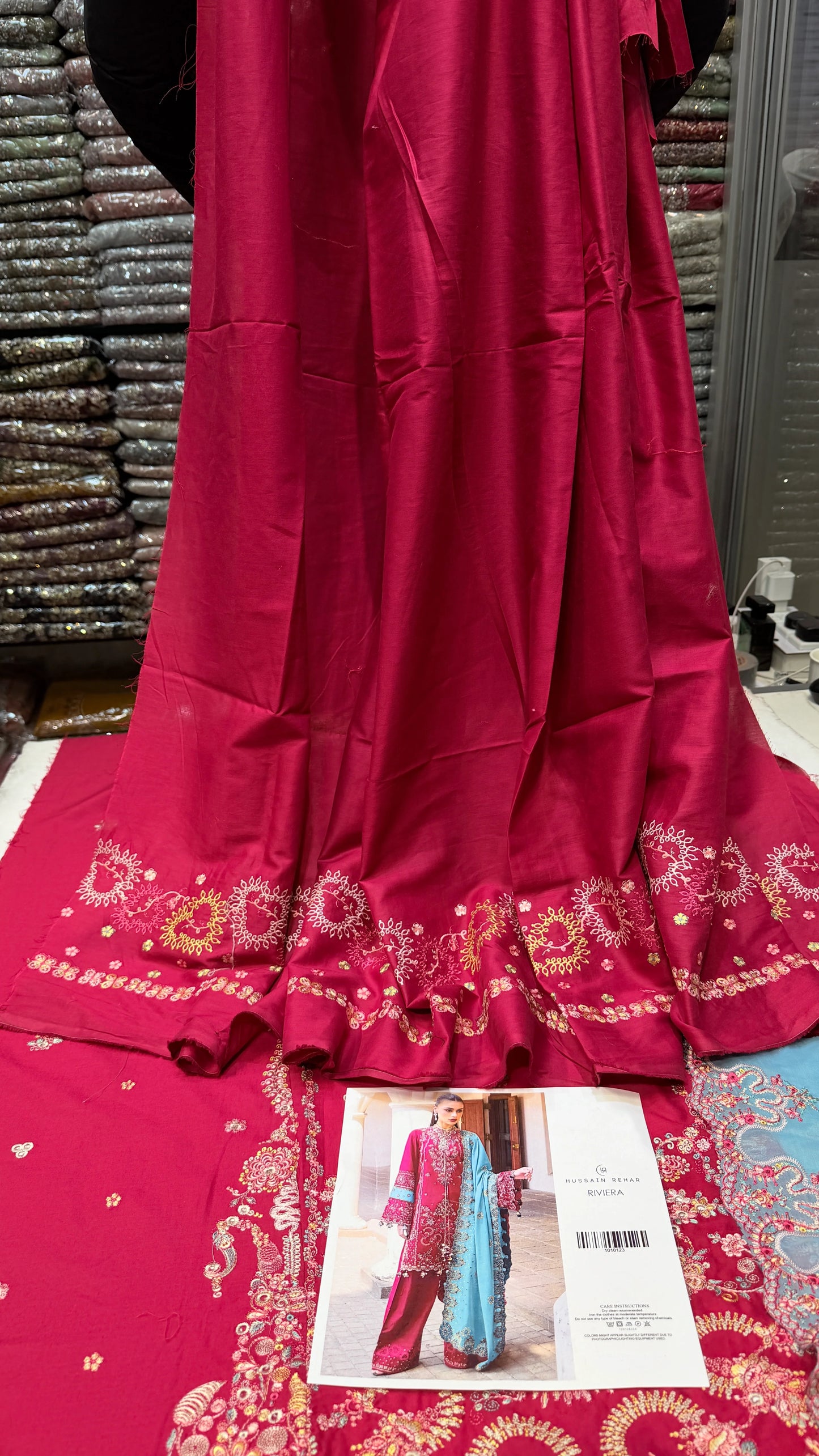 HUSSAIN REHAR LAWN RIVIERA  3 Piece Embroidered