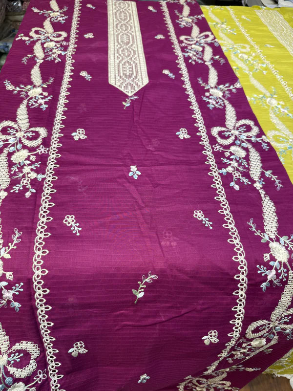 LAILA MISHRA 01-B MGENTA LAWN 2PC