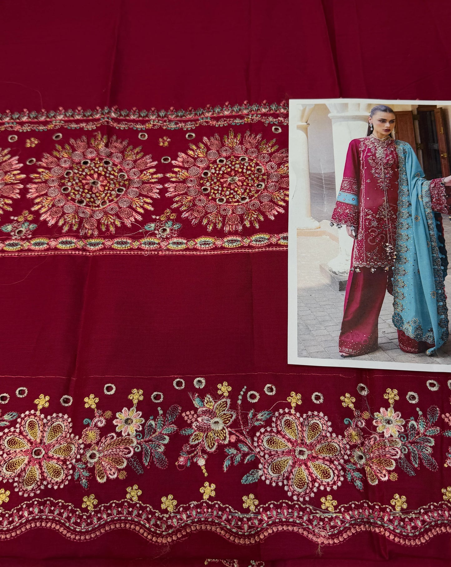 HUSSAIN REHAR LAWN RIVIERA  3 Piece Embroidered