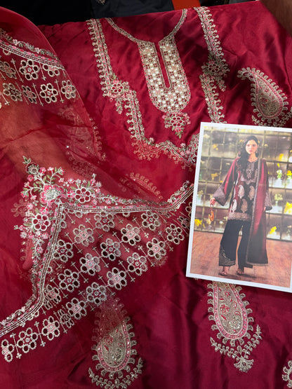 ETHNC SILK E-1024 CHERRY RED