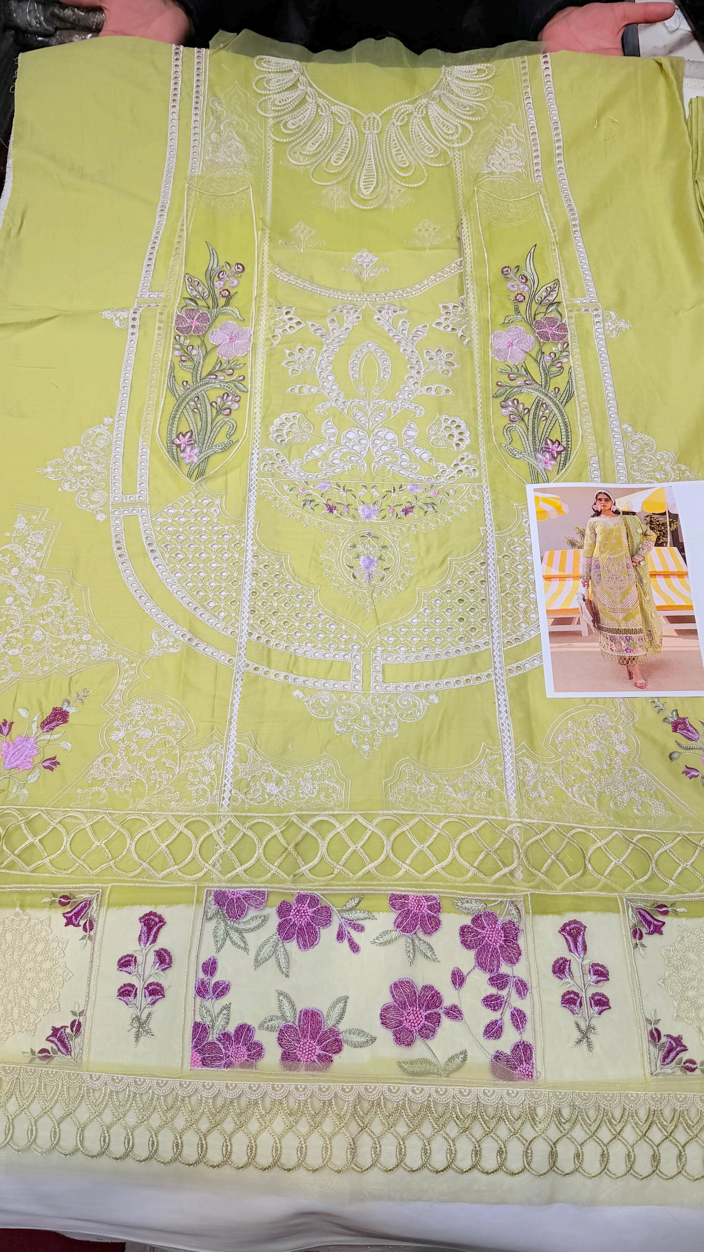 PARISHAY LAWN MS-04 3 Piece Embroidered