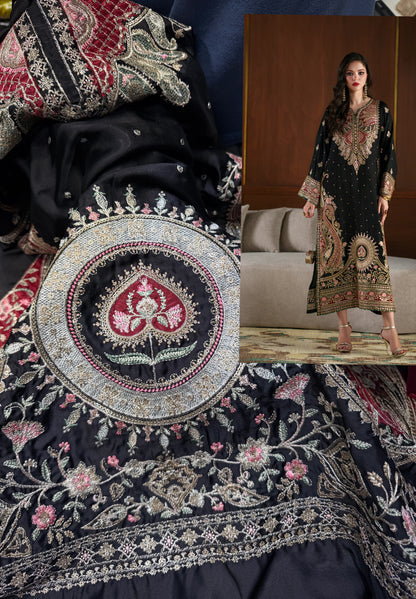 ETHNC SILK E-1098 KAFTAN 2PC