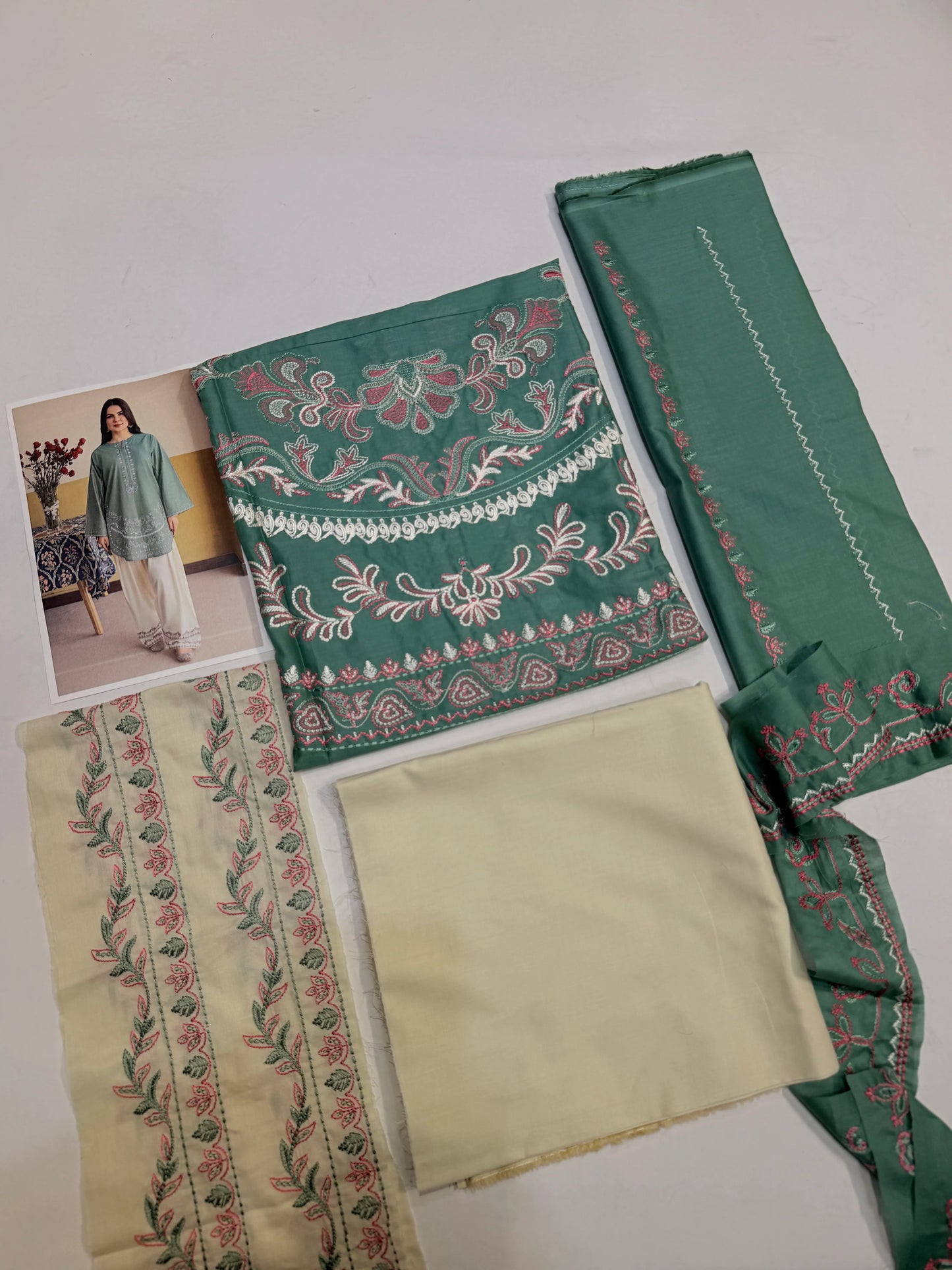 ETHNC ZARIF 2PC UNSTICHED