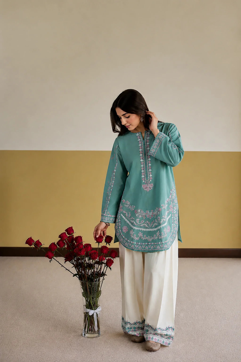 ETHNC ZARIF 2PC UNSTICHED