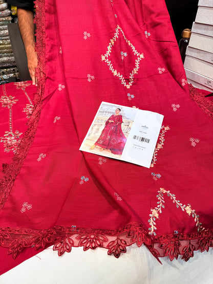 EMBROIDED DHANAK 3 Pc