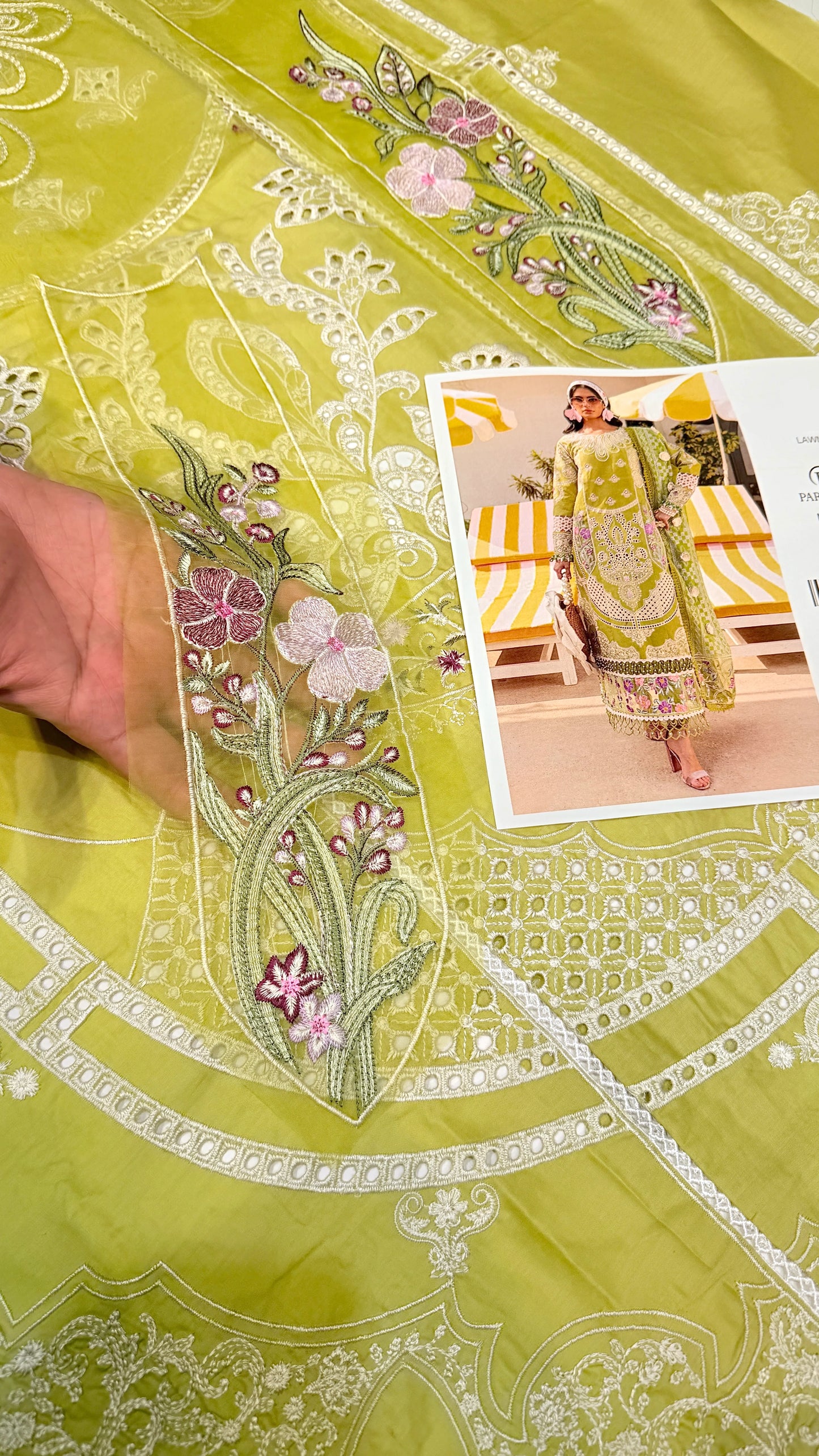 PARISHAY LAWN MS-04 3 Piece Embroidered