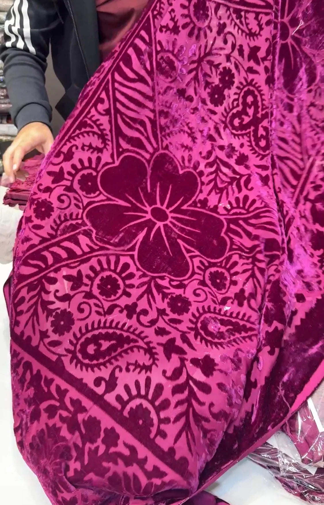 QALAMKAR FP05D DHANAK PALACHI SHAWL