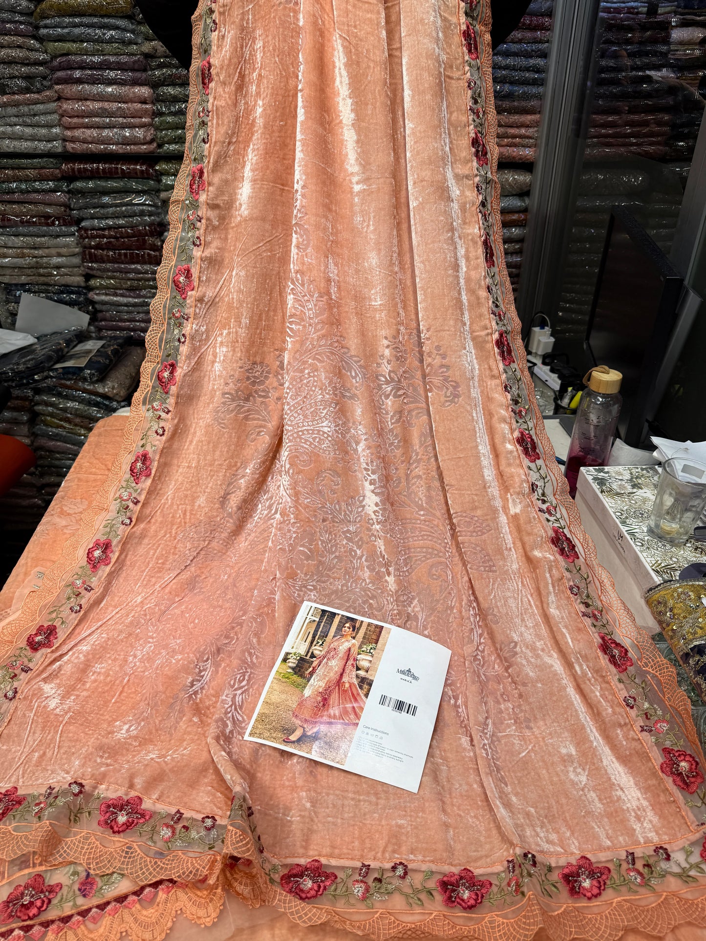 VELVET PALACHI 3PC MB PEACH