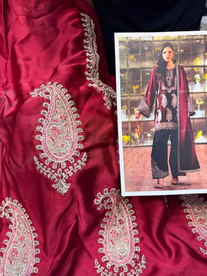 ETHNC SILK E-1024 CHERRY RED