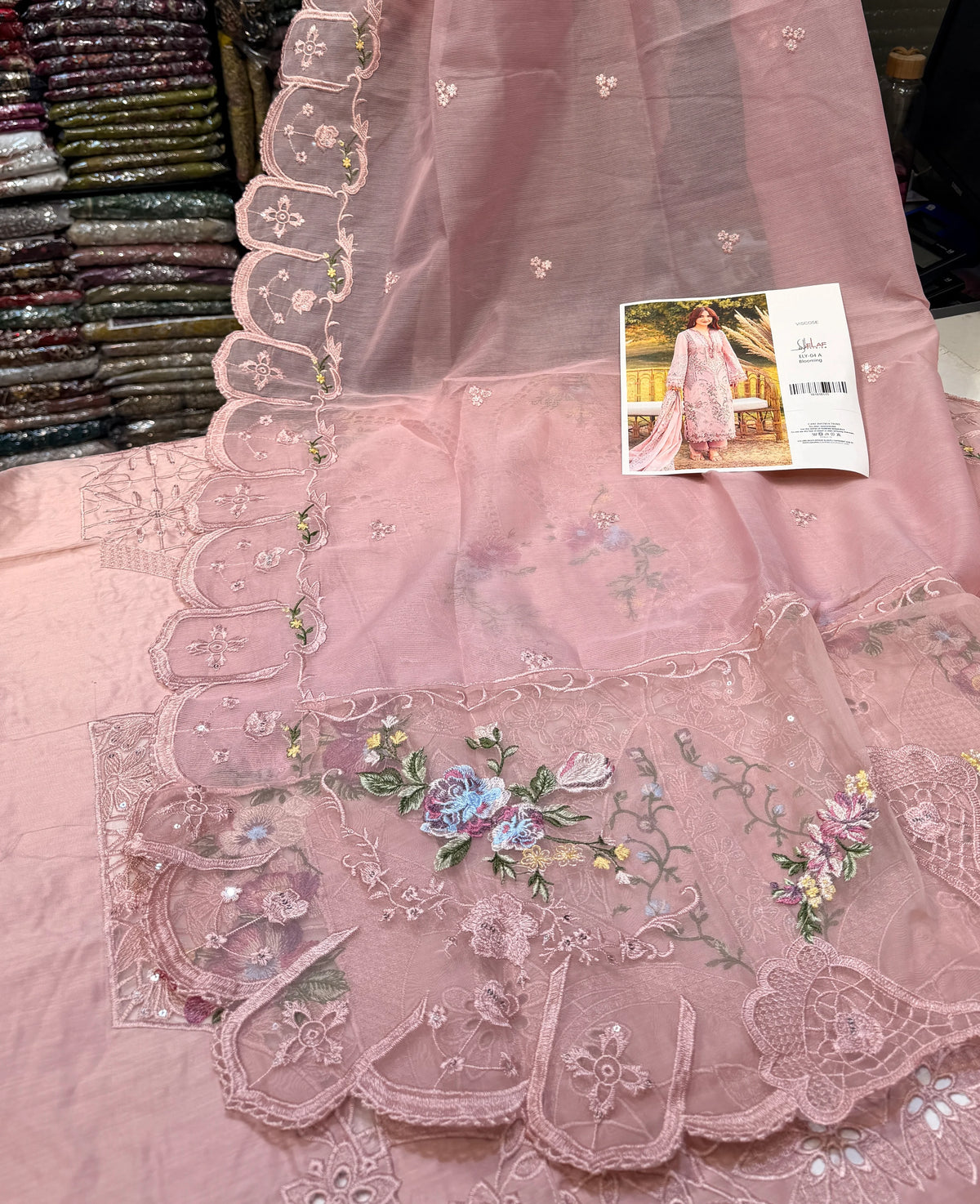 ELAF ELY 04 VISCOSE UNSTICHED 3PC