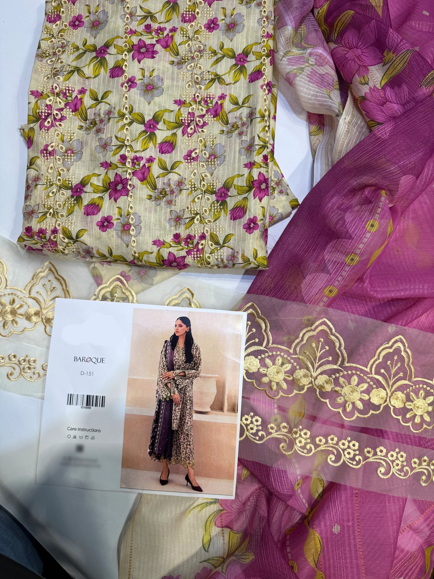 BAROQUE LAWN BQ YELLOW