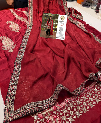 ETHNC SILK E-1024 CHERRY RED