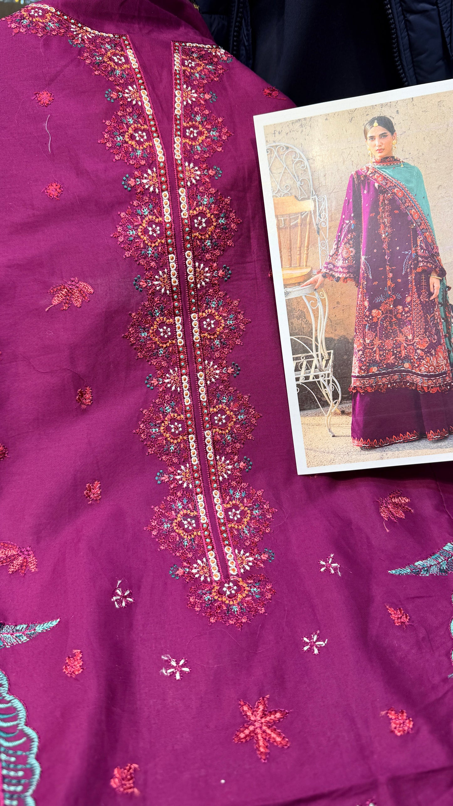 HUSSAIN REHAR SULTANA Lawn 3 PC Embroidered