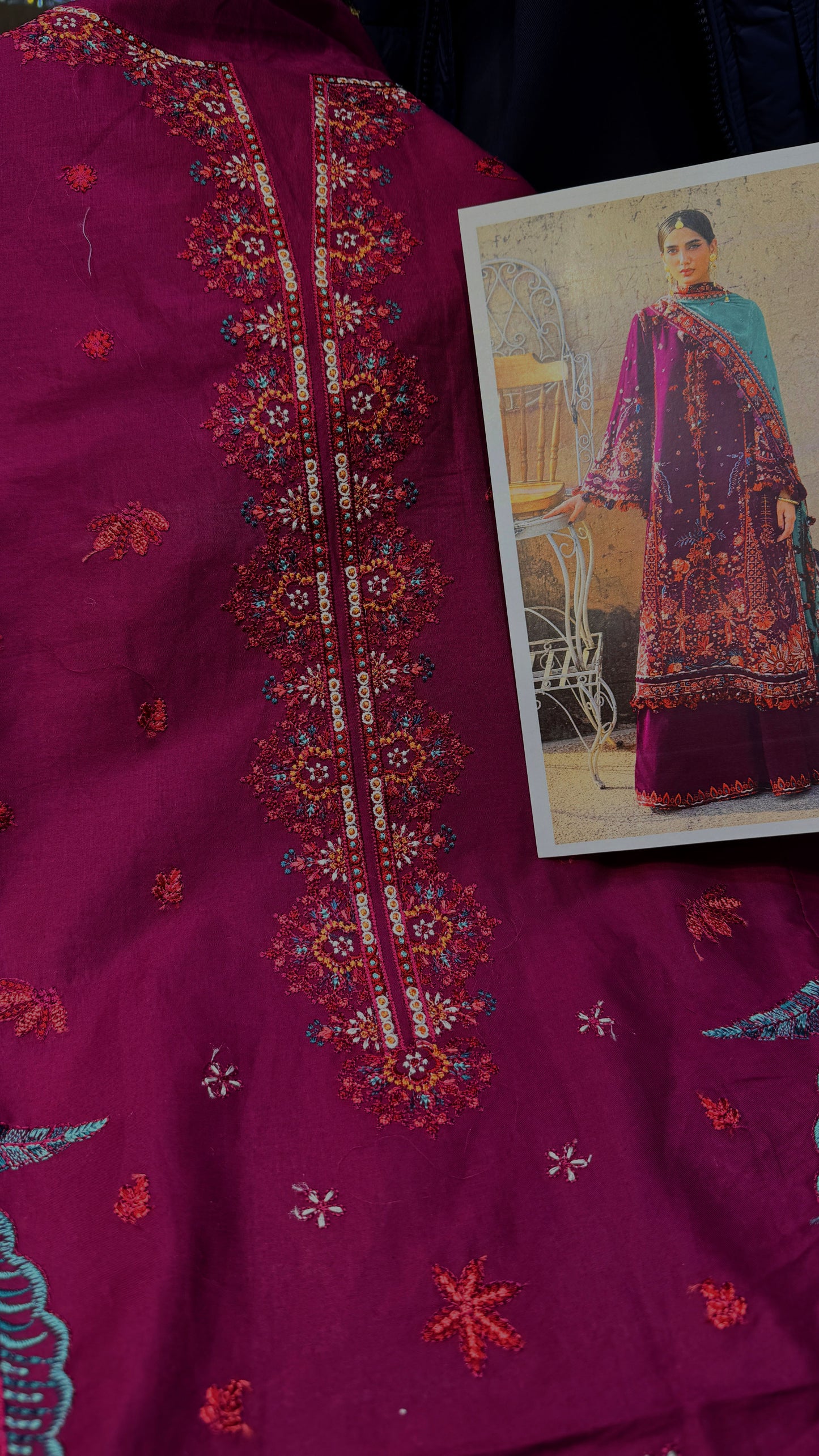 HUSSAIN REHAR SULTANA Lawn 3 PC Embroidered