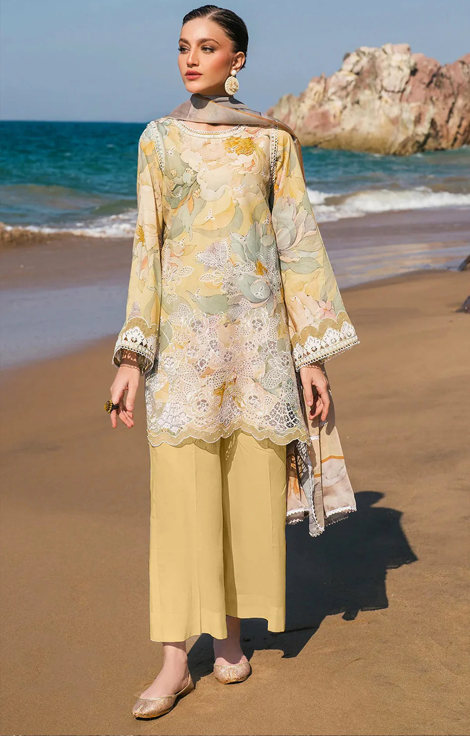 BAROQUE LAWN PRINT 4121-A