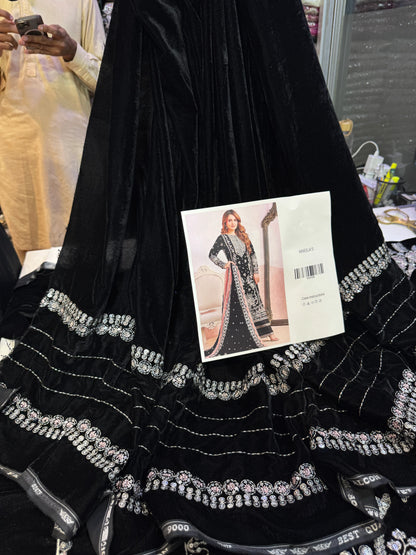 ANEELAS VELVET BLACK LUXE Rs.7,750.00