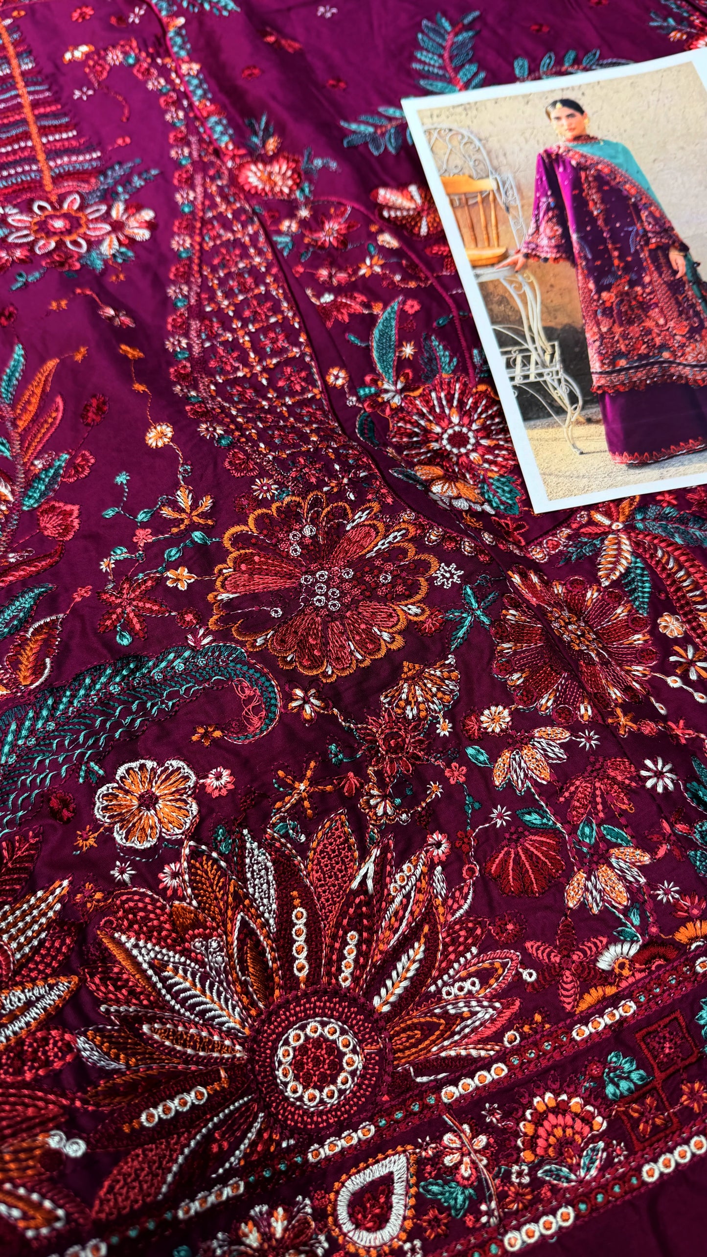 HUSSAIN REHAR SULTANA Lawn 3 PC Embroidered