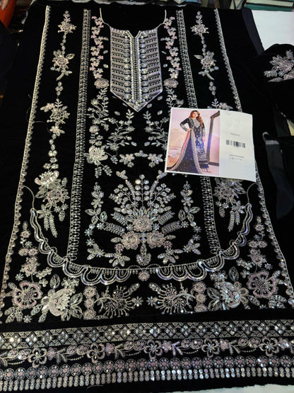 ANEELAS VELVET BLACK LUXE Rs.7,750.00