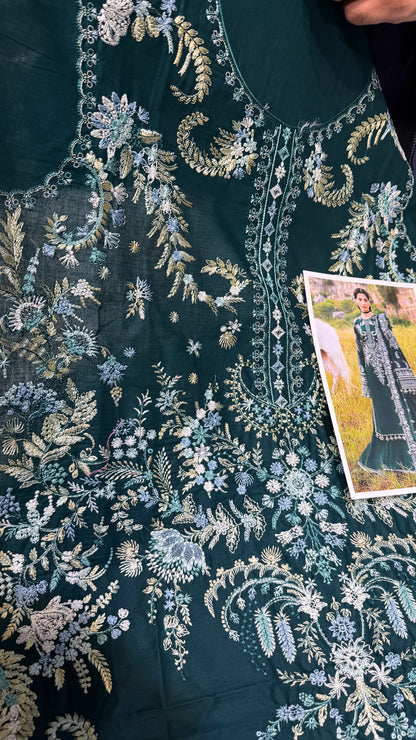 HUSSAIN REHAR JOHAR  3 Piece Embroidered