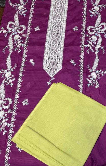 LAILA MISHRA 01-B MGENTA LAWN 2PC