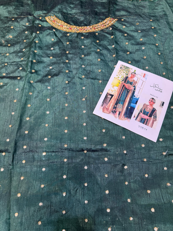 HARIS SHAKEEL MEHRU 02 RAW SILK