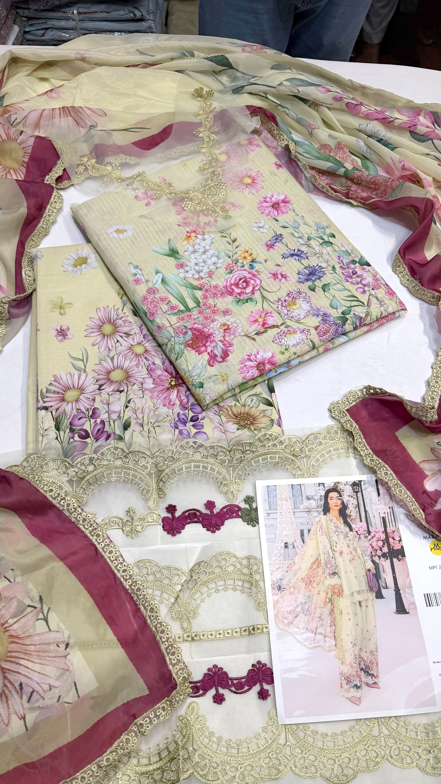 MARIA.B LAWN 2603 PISTACHIO