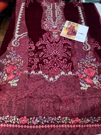 VELVET PALACHI 3PC MBP  Maroon