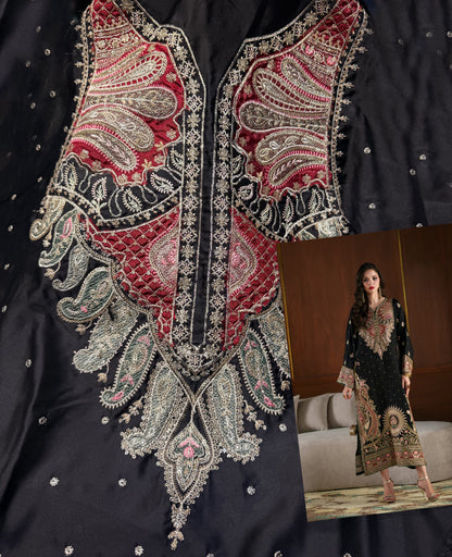 ETHNC SILK E-1098 KAFTAN 2PC