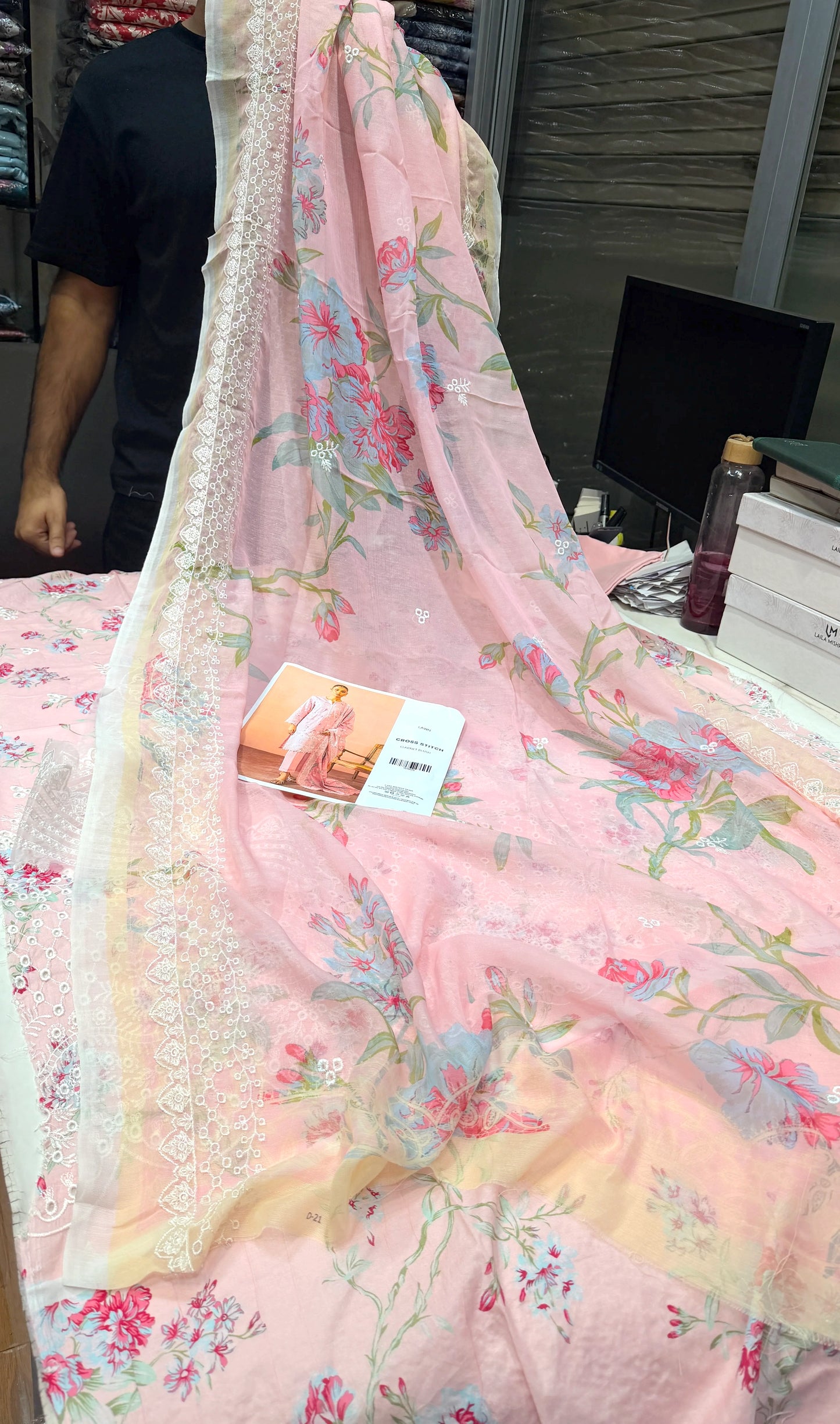 CROSS STICH LAWN GARNET BLUSH