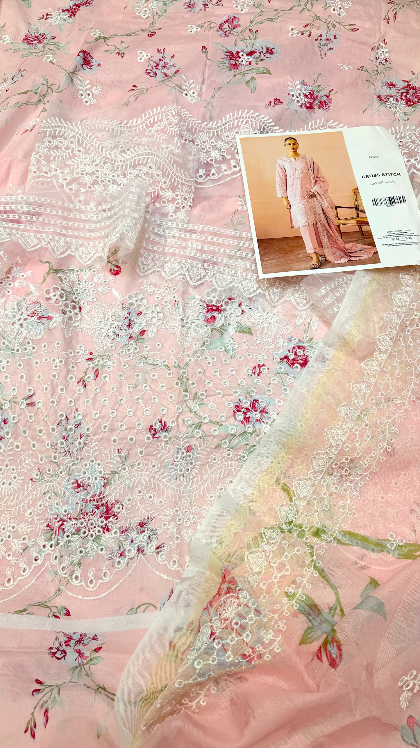 CROSS STICH LAWN GARNET BLUSH