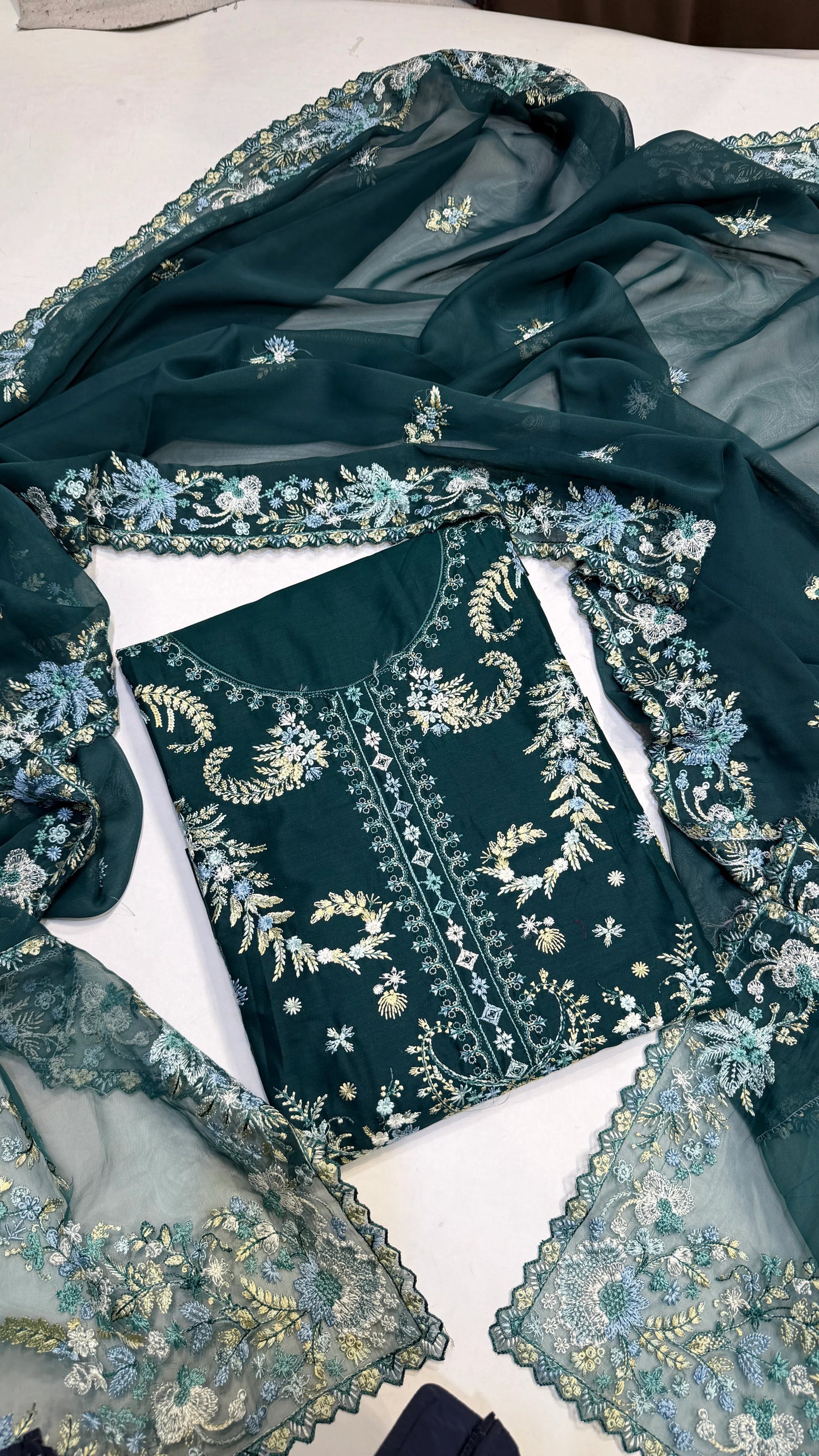 HUSSAIN REHAR JOHAR  3 Piece Embroidered