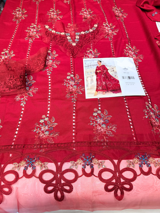 EMBROIDED DHANAK 3 Pc