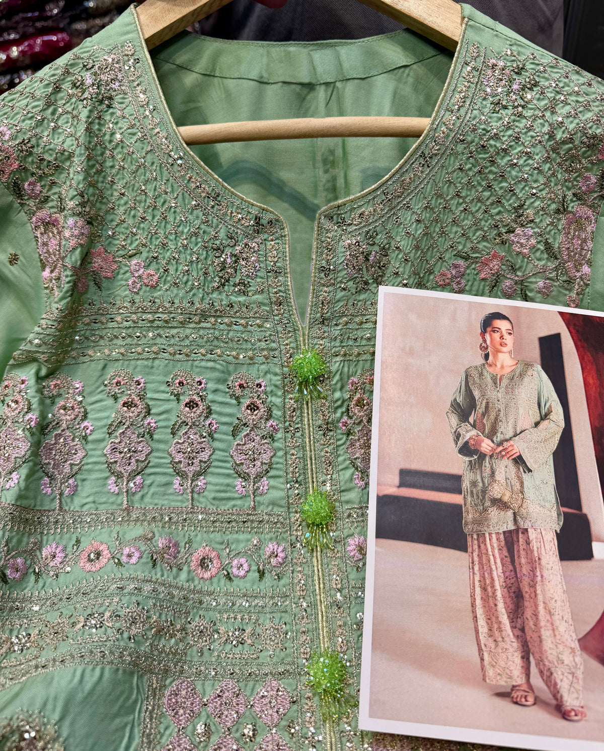 ETHNC KURTA SET VISCOSE E-719 2PC
