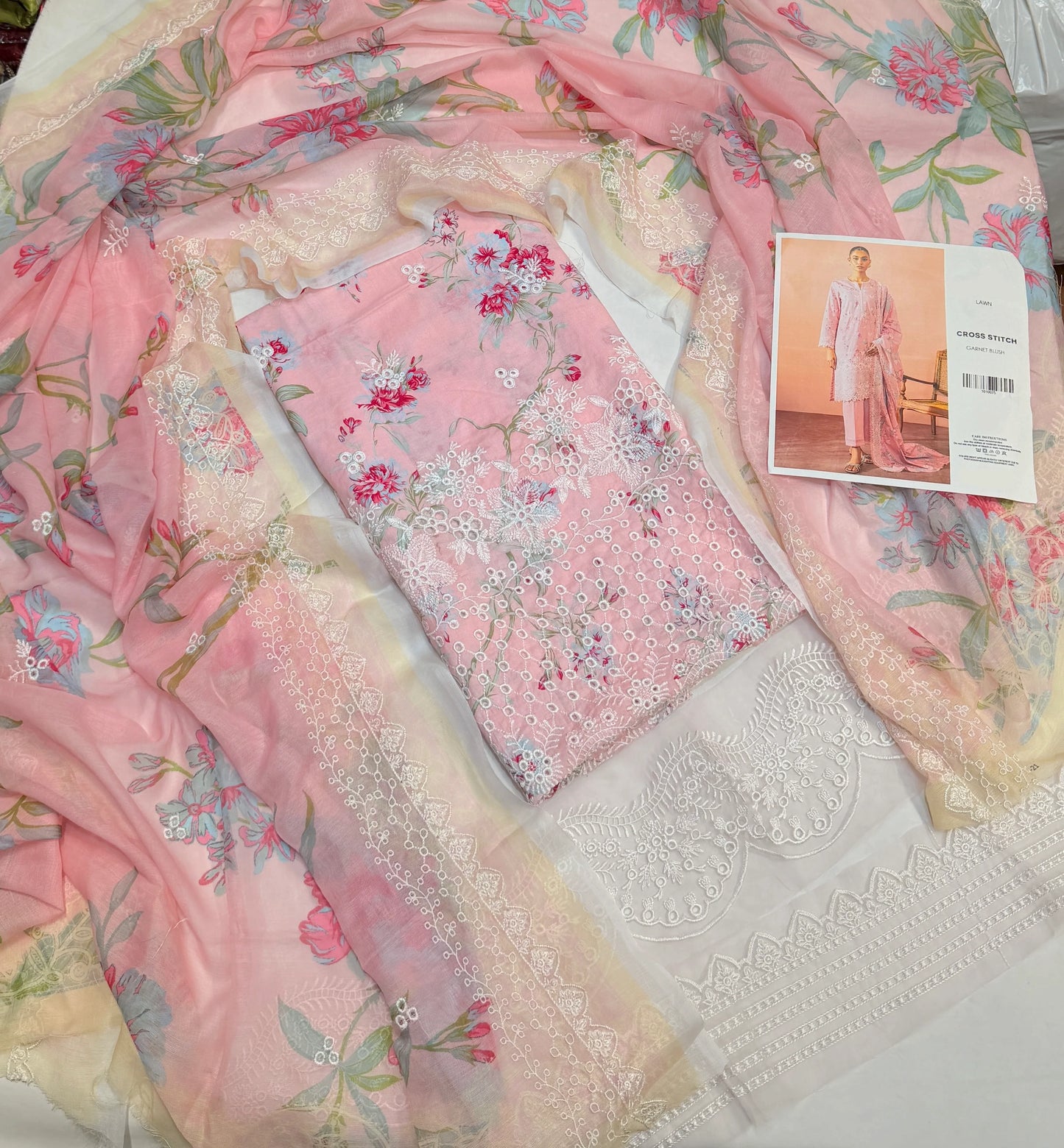 CROSS STICH LAWN GARNET BLUSH