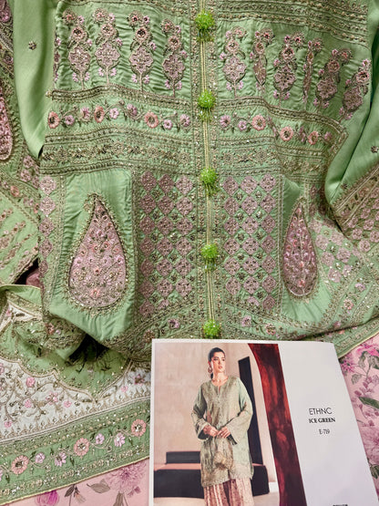 ETHNC KURTA SET VISCOSE E-719 2PC