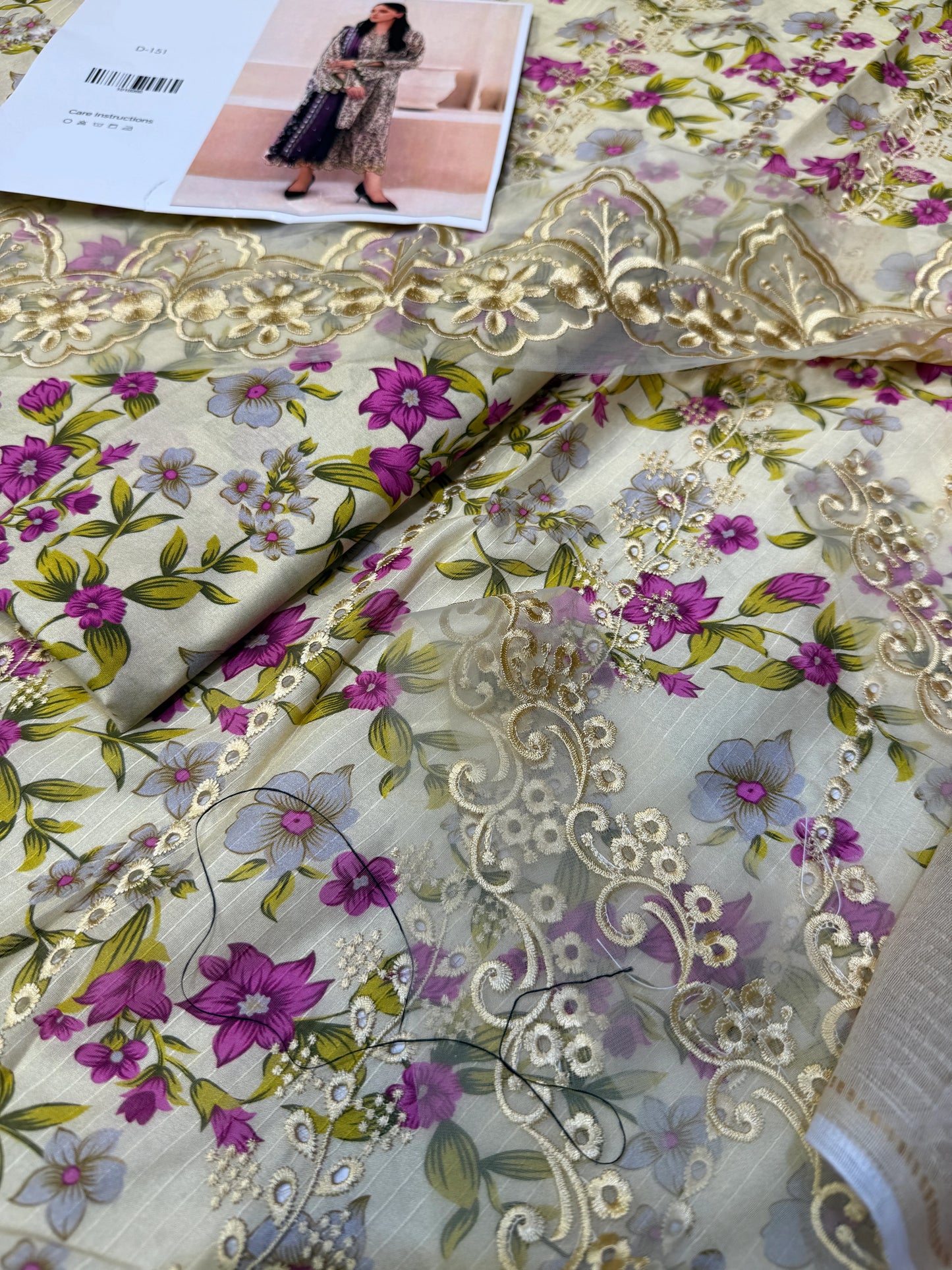 BAROQUE LAWN BQ YELLOW