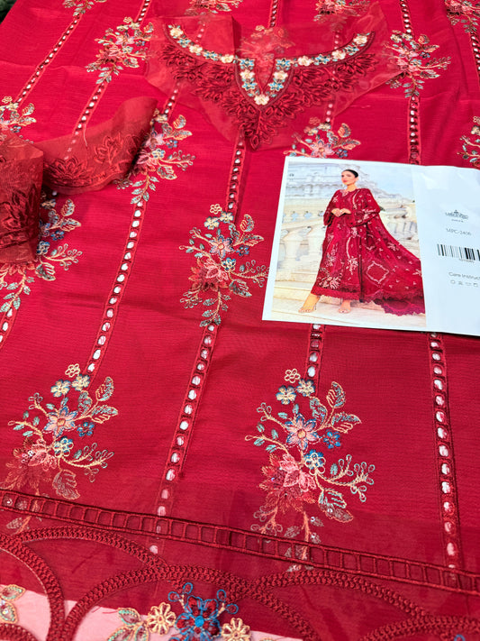 EMBROIDED DHANAK 3 Pc