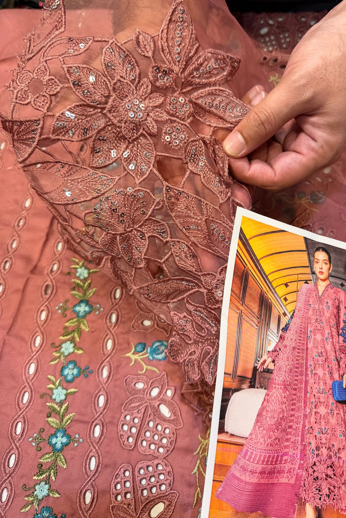 MARIA.B 2608 DHANAK PALACHI SHAWL