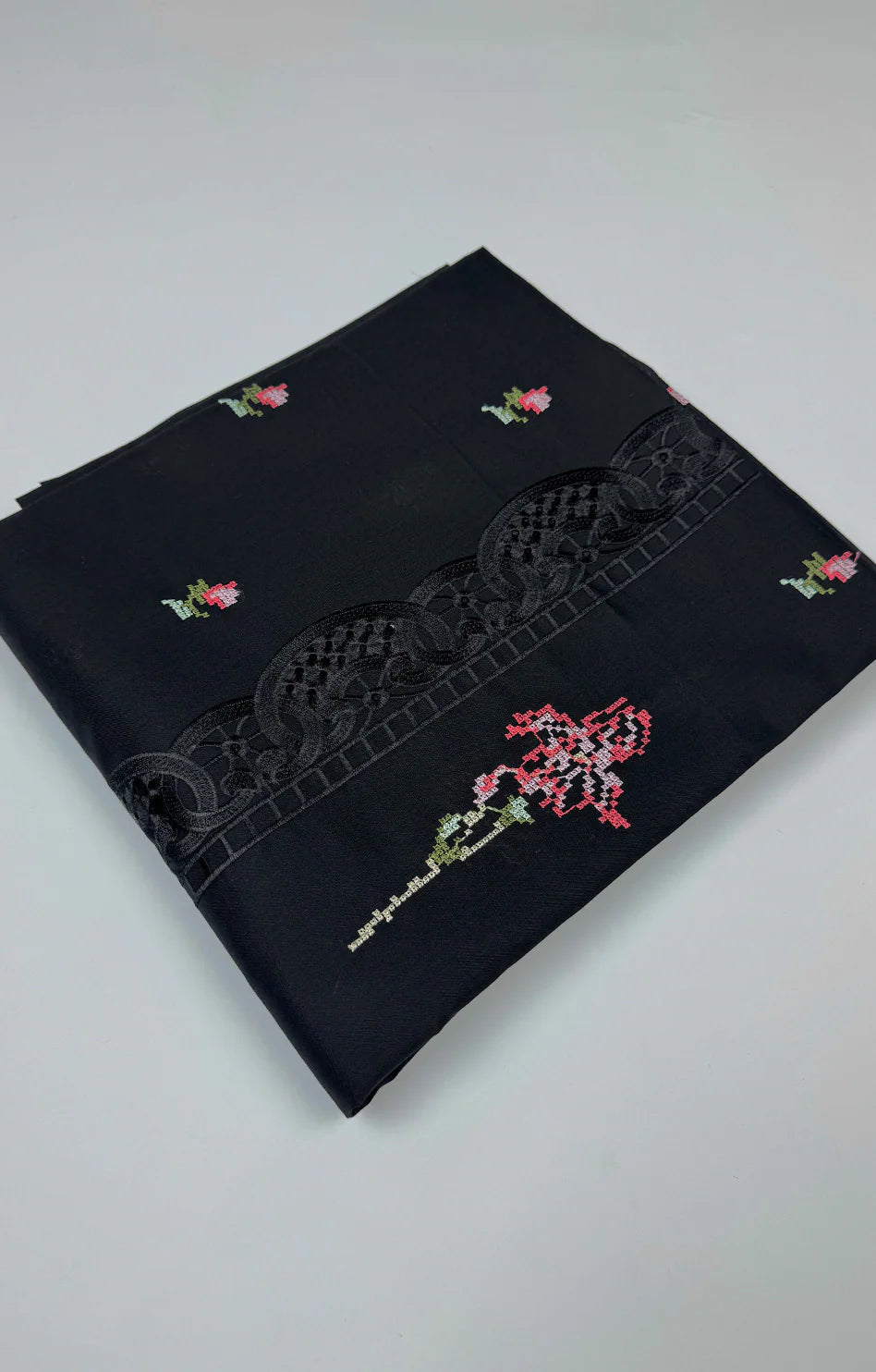 ANEELAS BLACK LAWN 2PC