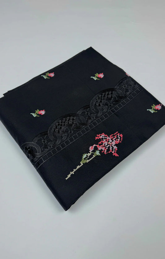 ANEELAS BLACK LAWN 2PC