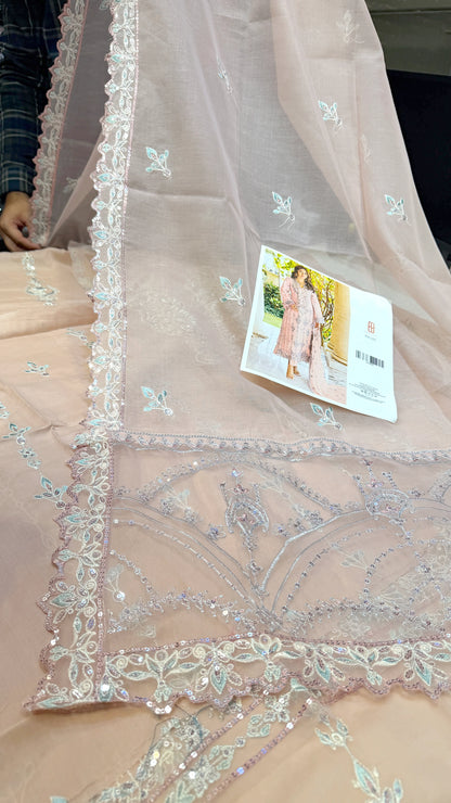 EMAN ADEEL 1215 LAWN Embroidered  WITH HAND EMBELLISHMENT