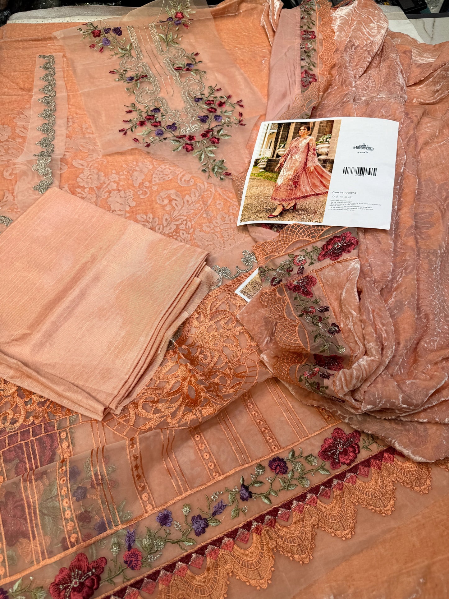 VELVET PALACHI 3PC MB PEACH