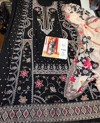JAZMIN SHAHKAAR D-07 UNSTICHED 3PC