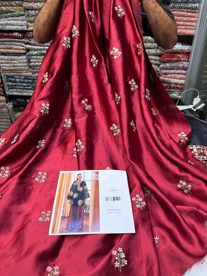 ETHNC SILK EMB BLACK